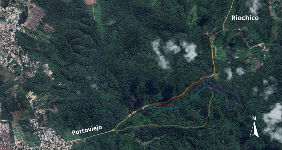 Mapa Tomatera Bike Park